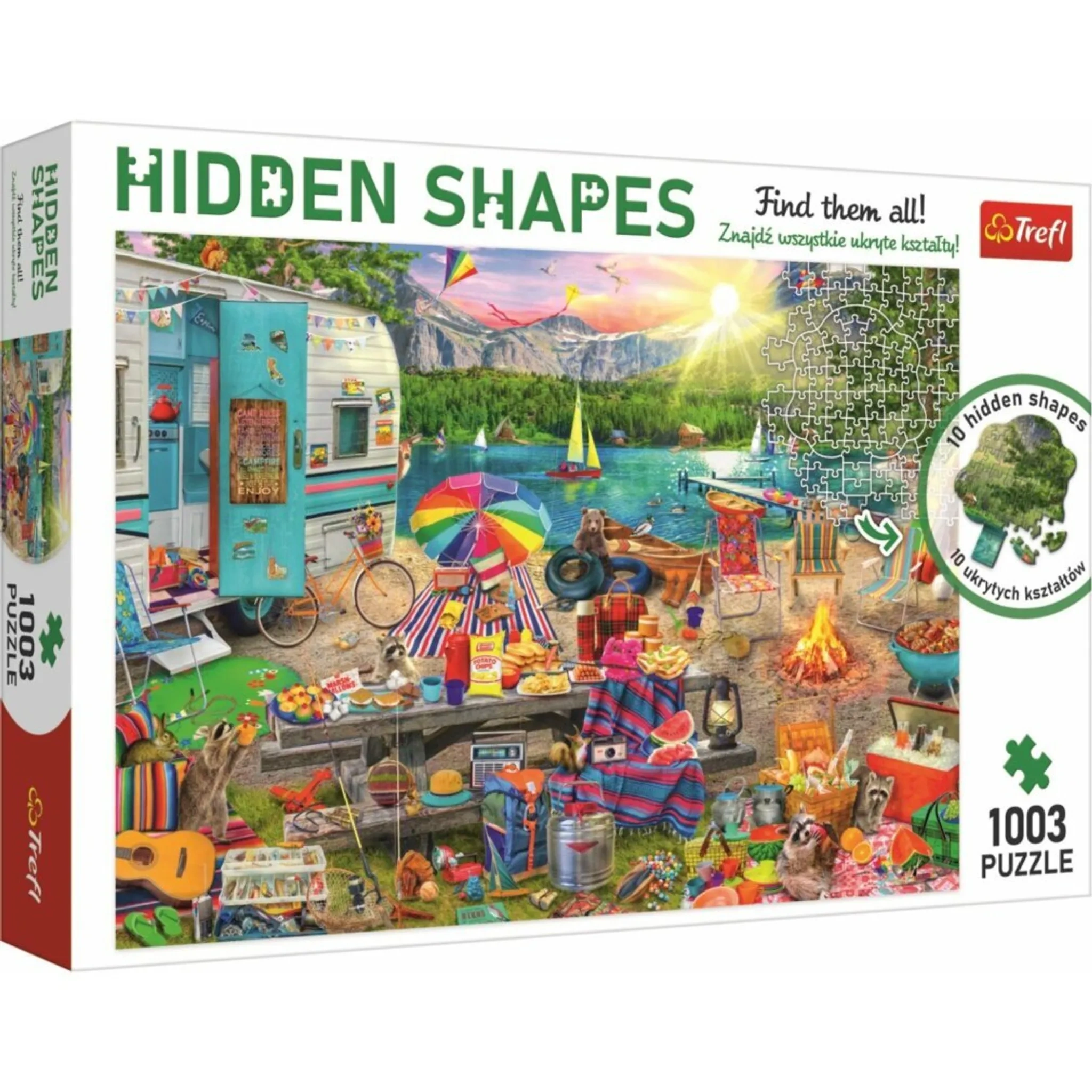 TREFL Puzzle Hidden Shapes: Wohnmobil-Trip – 1003 Teile TREFL Puzzle Hidden Shapes: Wohnmobil-Trip – 1003 Teile