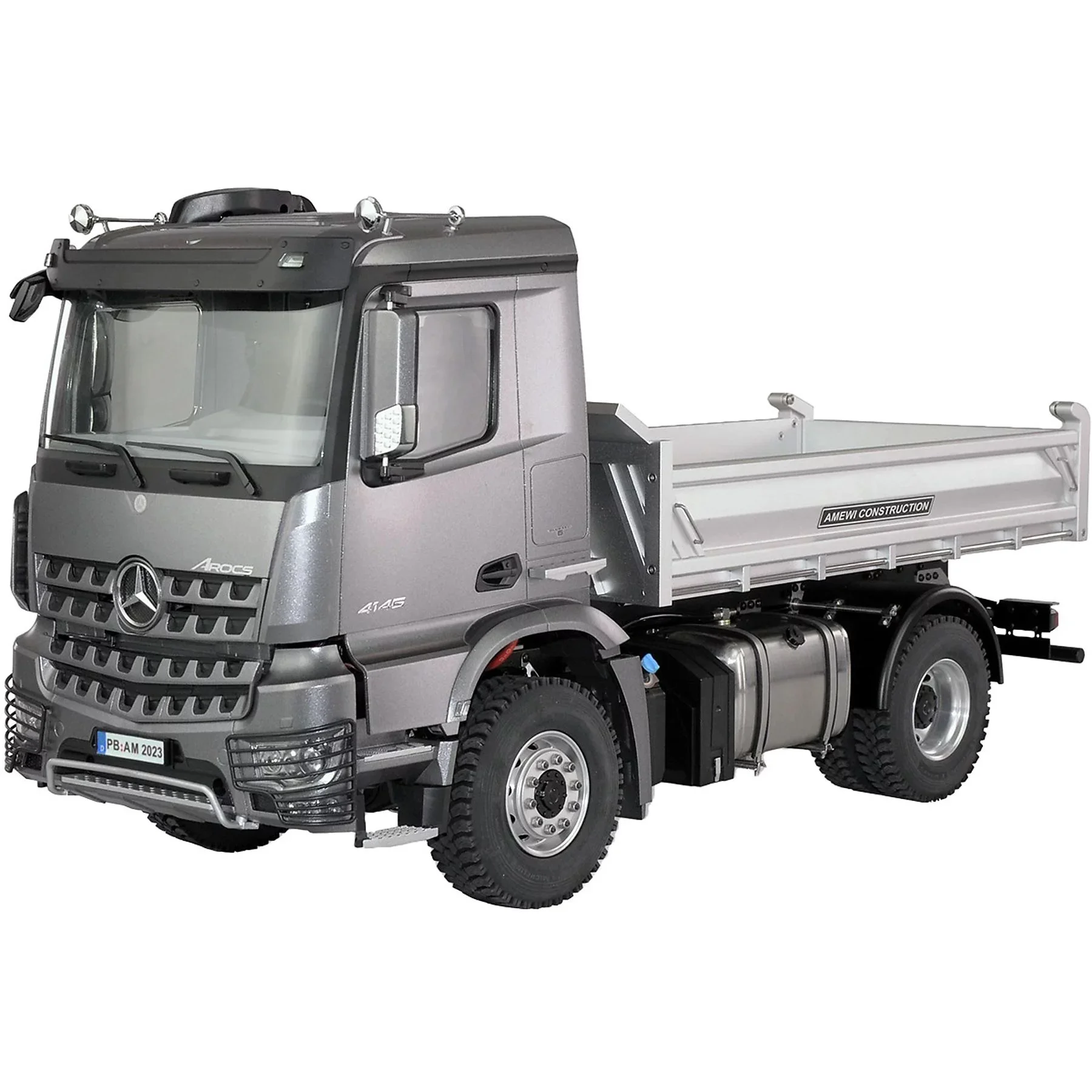 AMEWI Mercedes-Benz Arocs Hydraulik Basic 1:14 – RC-Muldenkipper, Grau