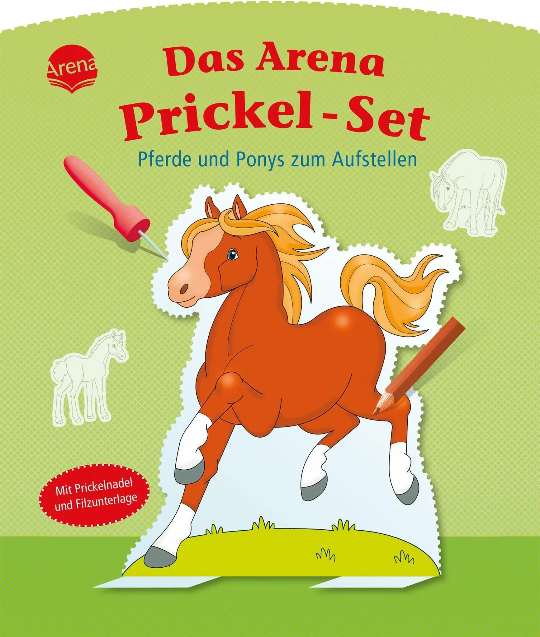 Das Arena Prickel-Set – Pferde und Ponys zum Aufstellen