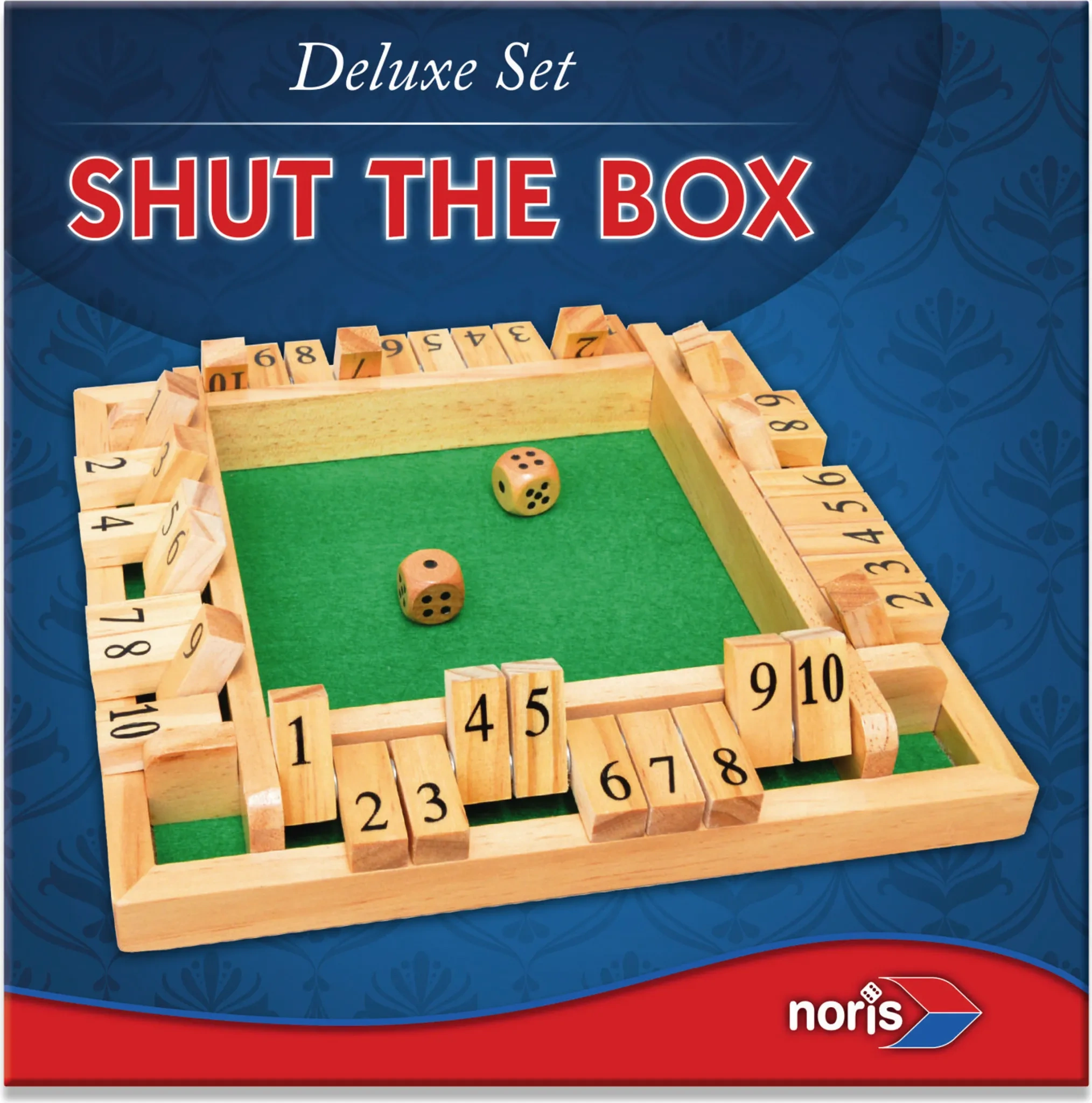 Noris Deluxe Shut the Box – Holzspielklassiker (606108013) Noris Deluxe Shut the Box – Holzspielklassiker (606108013)