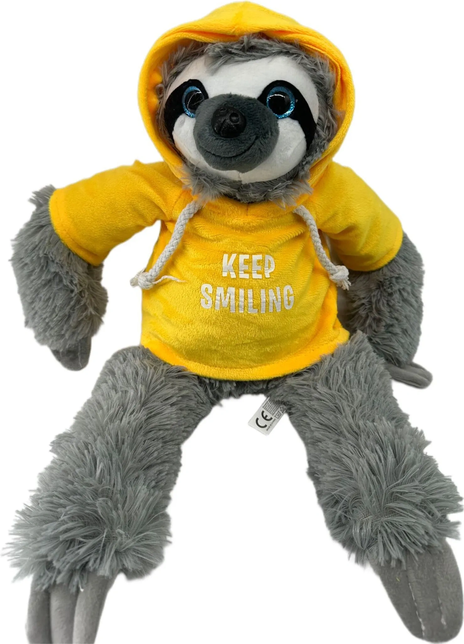 Faultier Kuscheltier XXL – 50 cm, Keep Smiling Gelb