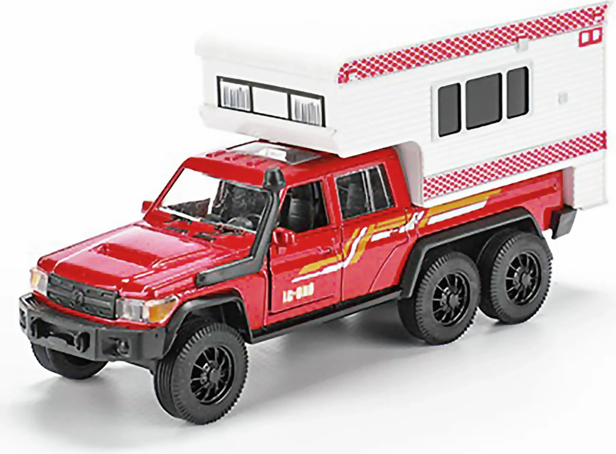 WOHNMOBIL Pick-Up 15,5 cm – Modellauto mit Licht & Sound